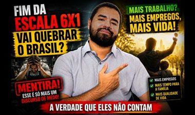 O fim da escala 6×1 vai quebrar o Brasil?